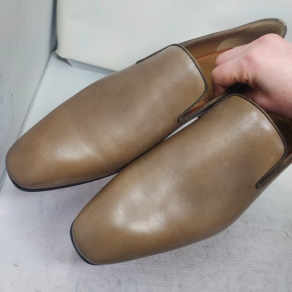 Christian Louboutin MENS Dandelion Leather Brown Roca Loafer main image 9